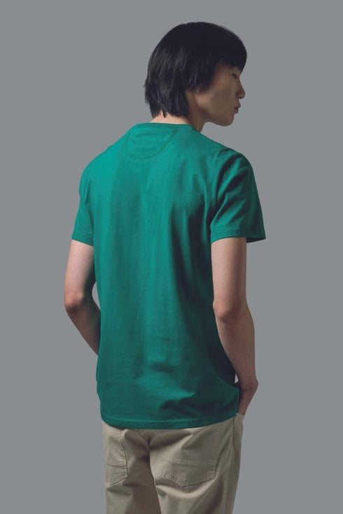 T-shirt Uomo con logo grande a contrasto Rosso LA MARTINA- Francavilla Moda